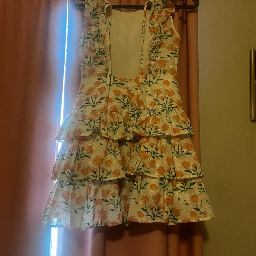 Floral Ruffle Dress - Picture 2 of 2